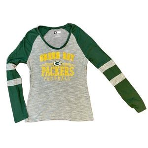 Women’s NFL Long Sleeve Green Bay Packers T-Shirt Small